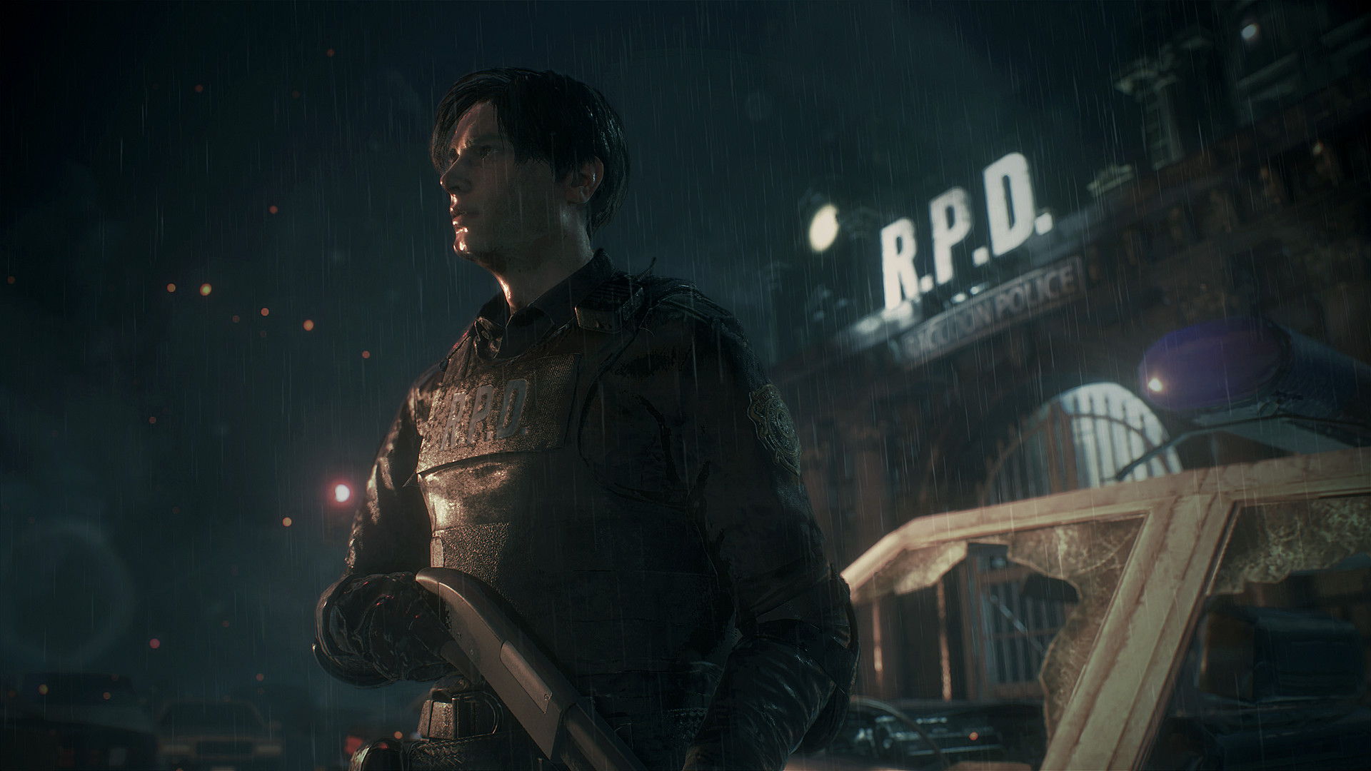 Capcom Resident Evil 2 remake screenshot; this is the official remake, not Resident Evil 2 Reborn.